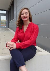 Photo de Manon en alternance à l'agence de Colmar IDRE DESAULLES